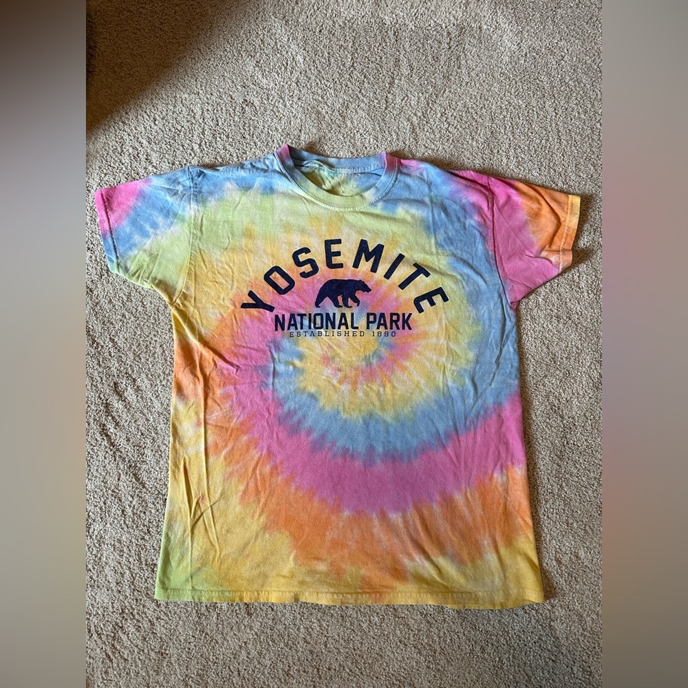 Tie Dye Yosemite T-shirt